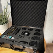 Машинка для стрижки VGR V-015 акумуляторна бездротова професійна 6 насадок. Зображення №4