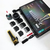 Машинка для стрижки VGR V-015 акумуляторна бездротова професійна 6 насадок. Зображення №27