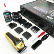 Машинка для стрижки VGR V-015 акумуляторна бездротова професійна 6 насадок. Зображення №28