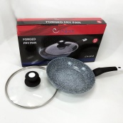 Сковорода UNIQUE UN-5115-24 см із кришкою/граніт світлий. Зображення №2