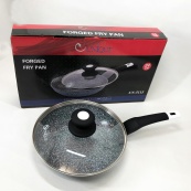 Сковорода UNIQUE UN-5115-24 см із кришкою/граніт світлий. Зображення №9