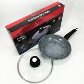 Сковорода UNIQUE UN-5115-24 см із кришкою/граніт світлий. Зображення №11