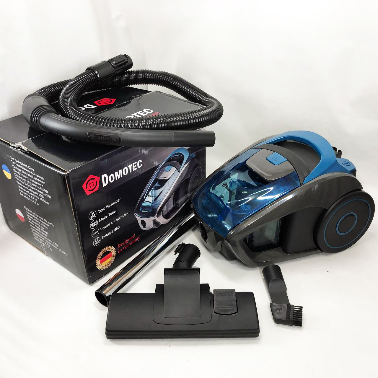 Пилосос контейнерний Domotec MS-4404 4500 Вт Пилосос контейнерний Domotec MS-4404 4500 Вт