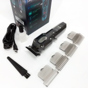 Аккумуляторная машинка для стрижки VGR V-900 с дисплеем, беспроводная для стрижки волос. Цвет: черный. Изображение №4