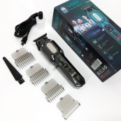 Аккумуляторная машинка для стрижки VGR V-900 с дисплеем, беспроводная для стрижки волос. Цвет: черный. Изображение №10