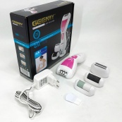 Епілятор Gemei GM-7006 4в1 - Професійний бездротовий епілятор бритва з насадками триммер + пемза. Зображення №5