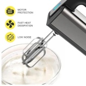 Міксер Domotec R.6664 5 швидкостей, режим Турбо, Міксер електричний 800 Вт. Зображення №3