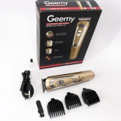 Беспроводная машинка для стрижки волос GEMEI GM-6112 аккумуляторная. Цвет: золотой. Изображение №4
