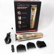 Беспроводная машинка для стрижки волос GEMEI GM-6112 аккумуляторная. Цвет: золотой. Изображение №6