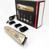 Беспроводная машинка для стрижки волос GEMEI GM-6112 аккумуляторная. Цвет: золотой. Изображение №13