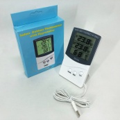 Термометр гігрометр TA 318 з виносним датчиком температури, Домашній гігрометр кімнатний. Зображення №5