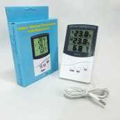 Термометр гігрометр TA 318 з виносним датчиком температури, Домашній гігрометр кімнатний. Зображення №7