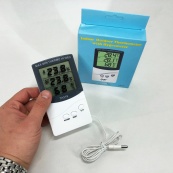 Термометр гігрометр TA 318 з виносним датчиком температури, Домашній гігрометр кімнатний. Зображення №12