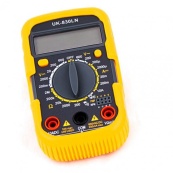 Мультиметр DT-830 LN с подсветкой и звуком ABaTap до 750 В Оранжевый, тестер для измерения напряжения. Изображение №4