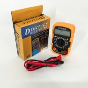 Мультиметр DT-830 LN с подсветкой и звуком ABaTap до 750 В Оранжевый, тестер для измерения напряжения. Изображение №13