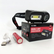 Налобний ліхтарик Bailong BL-1801A акумуляторний, світлодіодний ліхтарик налобний, ліхтар на лоб. Зображення №7 Налобний ліхтарик Bailong BL-1801A акумуляторний, світлодіодний ліхтарик налобний, ліхтар на лоб. Зображення №7