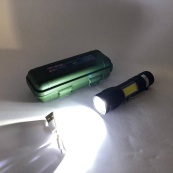 Ліхтар тактичний Bailong BL-520 T6 світлодіодний на акумуляторі, кишеньковий міні ліхтар, ручний потужний. Зображення №8