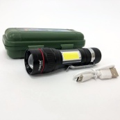 Ліхтар тактичний Bailong BL-520 T6 світлодіодний на акумуляторі, кишеньковий міні ліхтар, ручний потужний. Зображення №11