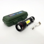 Ліхтар тактичний Bailong BL-520 T6 світлодіодний на акумуляторі, кишеньковий міні ліхтар, ручний потужний. Зображення №12