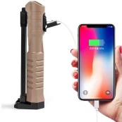 Світлодіодний ліхтар Power Bank кемпінг WL-08 XPE+COB, червоний+білий+жовтий, магніт, гачок. Зображення №3