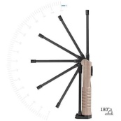 Світлодіодний ліхтар Power Bank кемпінг WL-08 XPE+COB, червоний+білий+жовтий, магніт, гачок. Зображення №7