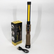 Світлодіодний ліхтар Power Bank кемпінг WL-08 XPE+COB, червоний+білий+жовтий, магніт, гачок. Зображення №16