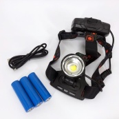 Фонарь налобный X-Balong XQ-219-HP50 аккумуляторный LED zoom с функцией Power Bank 3 режима работы. Изображение №10