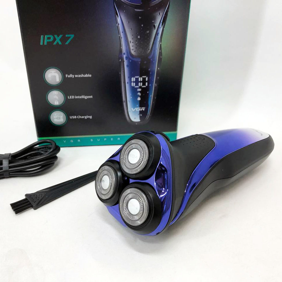 Електробритва VGR V-306 акумуляторна бритва для стрижки волосся, машинка для стрижки бороди Електробритва VGR V-306 акумуляторна бритва для стрижки волосся, машинка для стрижки бороди