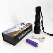 Фонарь ручной аккумуляторный PLD-11-4XPE(RGB), Карманный фонарь с usb зарядкой, Тактический фонарь police. Изображение №7 Фонарь ручной аккумуляторный PLD-11-4XPE(RGB), Карманный фонарь с usb зарядкой, Тактический фонарь police. Изображение №7