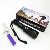 Фонарь ручной аккумуляторный PLD-11-4XPE(RGB), Карманный фонарь с usb зарядкой, Тактический фонарь police. Изображение №8 Фонарь ручной аккумуляторный PLD-11-4XPE(RGB), Карманный фонарь с usb зарядкой, Тактический фонарь police. Изображение №8