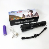 Фонарь ручной аккумуляторный PLD-11-4XPE(RGB), Карманный фонарь с usb зарядкой, Тактический фонарь police. Изображение №17 Фонарь ручной аккумуляторный PLD-11-4XPE(RGB), Карманный фонарь с usb зарядкой, Тактический фонарь police. Изображение №17