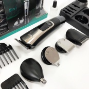 Набір для стрижки VGR 5 в 1 V-111, 9 насадок, Акумуляторний універсальний триммер для стрижки. Зображення №9