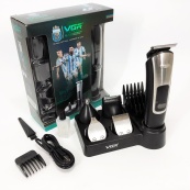 Набір для стрижки VGR 5 в 1 V-111, 9 насадок, Акумуляторний універсальний триммер для стрижки. Зображення №17