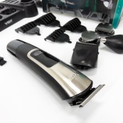 Набір для стрижки VGR 5 в 1 V-111, 9 насадок, Акумуляторний універсальний триммер для стрижки. Зображення №34