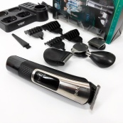 Набір для стрижки VGR 5 в 1 V-111, 9 насадок, Акумуляторний універсальний триммер для стрижки. Зображення №37