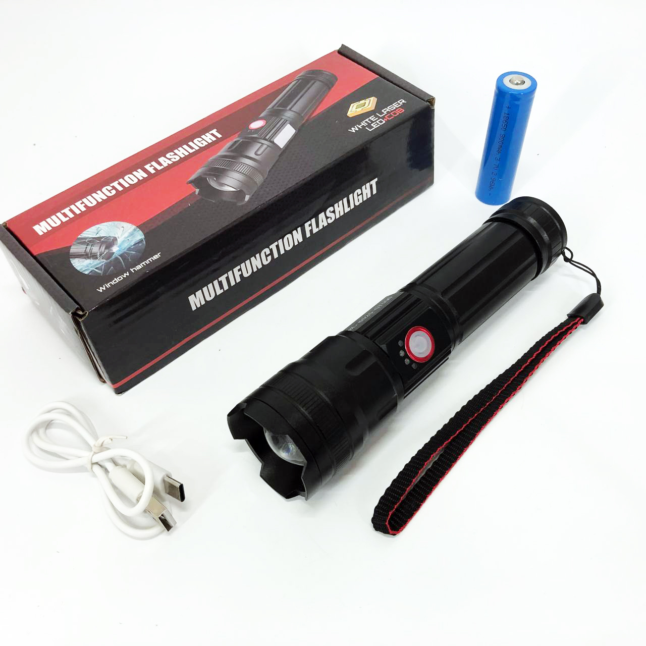 Ліхтарик кишеньковий світлодіодний Police BL-6525-GT100 з ремінцем та функцією зуму Ліхтарик кишеньковий світлодіодний Police BL-6525-GT100 з ремінцем та функцією зуму