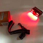 Налобний ліхтар WH-0188, XPE+SMD, Налобний ліхтар для туризму риболовлі та полювання, Налобна лампа. Зображення №5