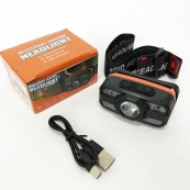 Налобний ліхтар WH-0188, XPE+SMD, Налобний ліхтар для туризму риболовлі та полювання, Налобна лампа. Зображення №6