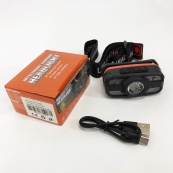 Налобний ліхтар WH-0188, XPE+SMD, Налобний ліхтар для туризму риболовлі та полювання, Налобна лампа. Зображення №8