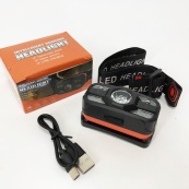 Налобний ліхтар WH-0188, XPE+SMD, Налобний ліхтар для туризму риболовлі та полювання, Налобна лампа. Зображення №11