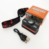 Налобний ліхтар WH-0188, XPE+SMD, Налобний ліхтар для туризму риболовлі та полювання, Налобна лампа. Зображення №12