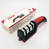 Профессиональная Ручная Точилка для ножей 3 уровня заточки Fast Sharpener RS-168. Изображение №2