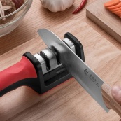 Профессиональная Ручная Точилка для ножей 3 уровня заточки Fast Sharpener RS-168. Изображение №5