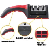 Профессиональная Ручная Точилка для ножей 3 уровня заточки Fast Sharpener RS-168. Изображение №7