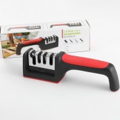 Профессиональная Ручная Точилка для ножей 3 уровня заточки Fast Sharpener RS-168. Изображение №16