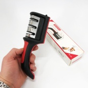 Профессиональная Ручная Точилка для ножей 3 уровня заточки Fast Sharpener RS-168. Изображение №26