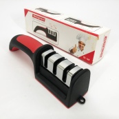 Профессиональная Ручная Точилка для ножей 3 уровня заточки Fast Sharpener RS-168. Изображение №27