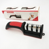Профессиональная Ручная Точилка для ножей 3 уровня заточки Fast Sharpener RS-168. Изображение №28