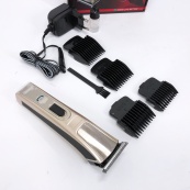Машинка для стрижки Gemei GM-657 бездротова з комплектом насадок, Перукарські машинки. Зображення №2