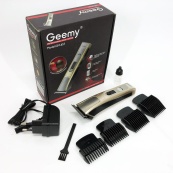 Машинка для стрижки Gemei GM-657 бездротова з комплектом насадок, Перукарські машинки. Зображення №3